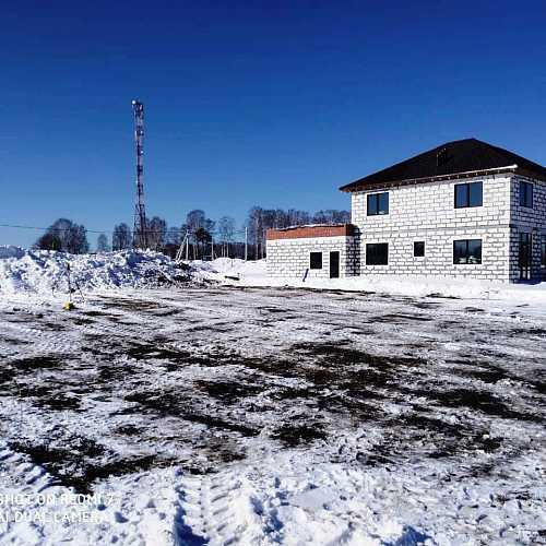Строительство дома 101 кв.м. из газоблока в с. Новоалексеевское