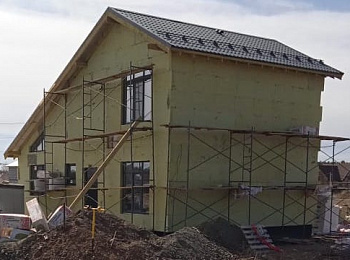 Строительство дома 151 кв.м. из газоблока, г. Среднеуральск